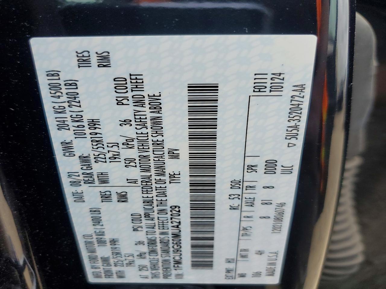 Ford Escape Se