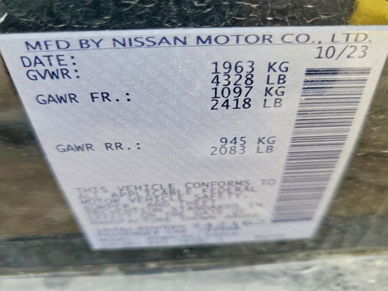 Nissan Altima Sv