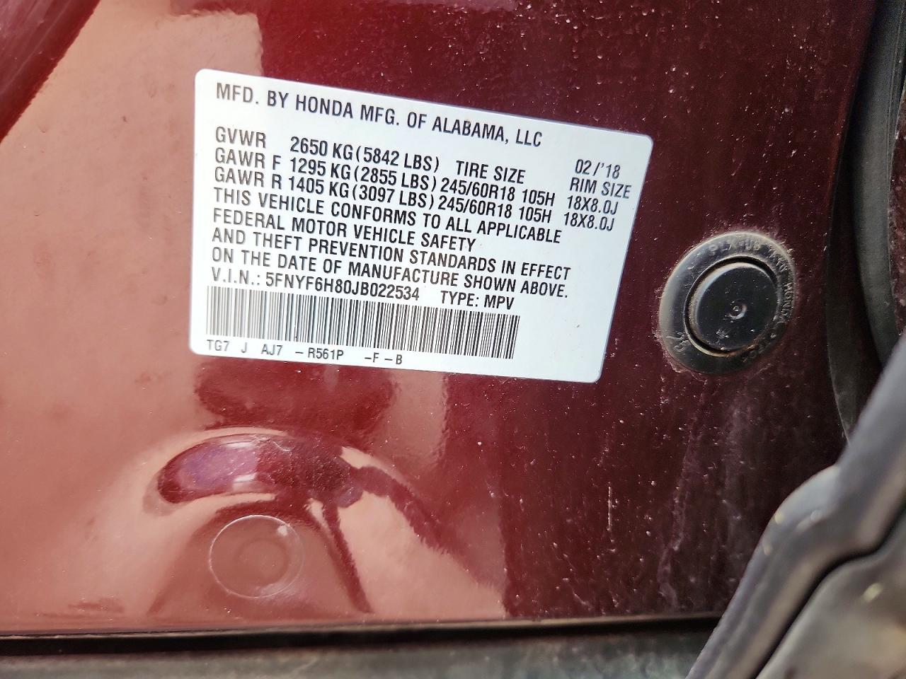 Honda Pilot Exl