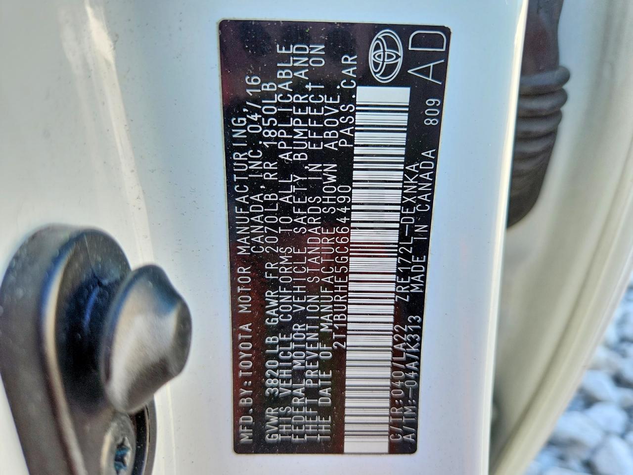 Toyota Corolla Le Premium