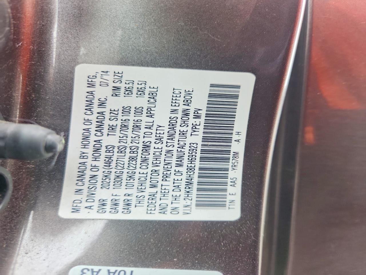 Honda Crv Lx