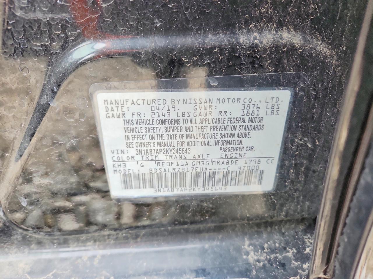 Nissan Sentra Sr