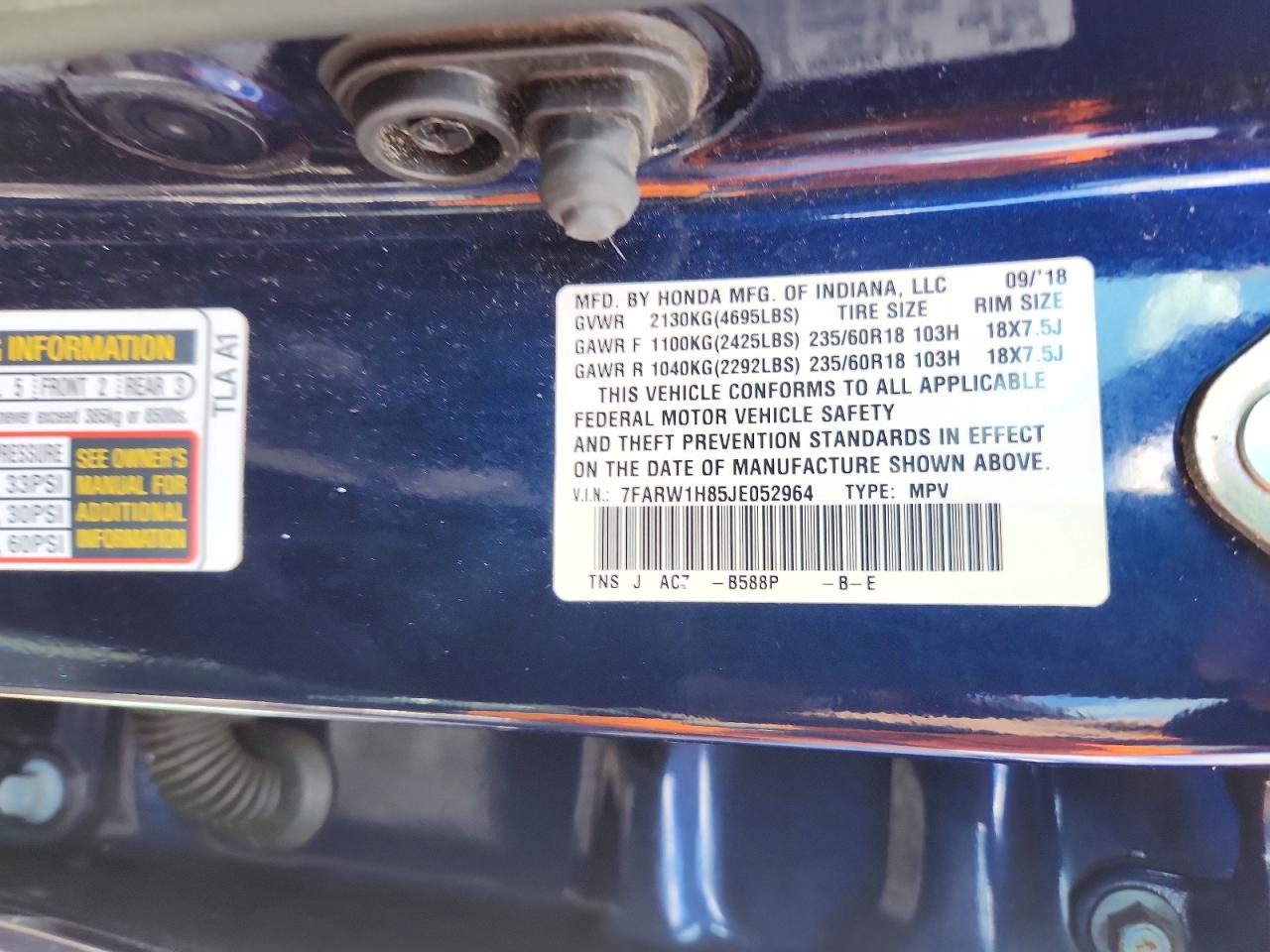 Honda Crv Exl