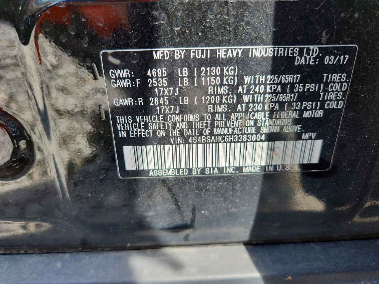 Subaru Outback 2.5i Premium