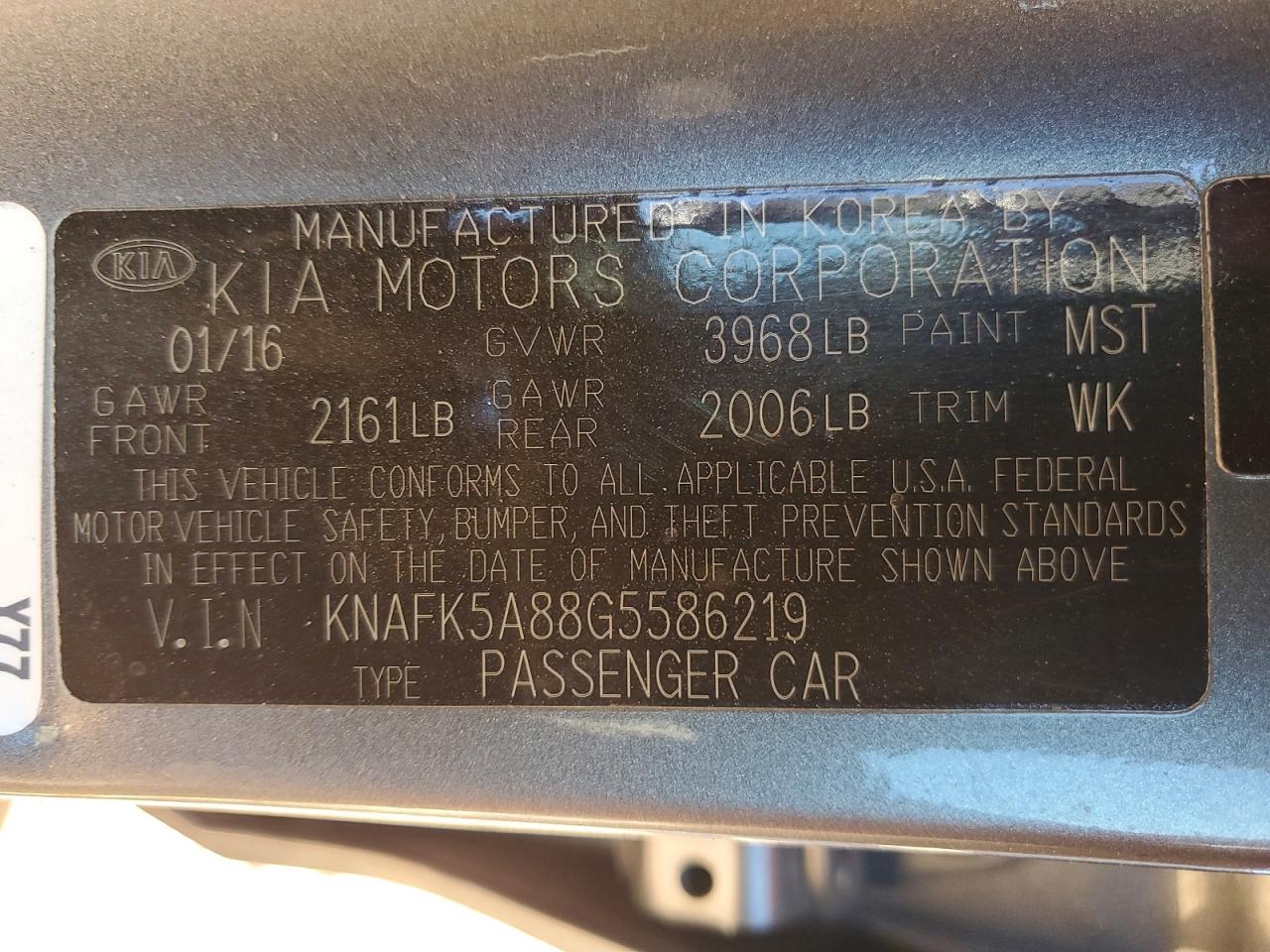 Kia Forte Lx