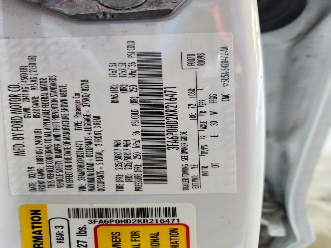 Ford Fusion Se