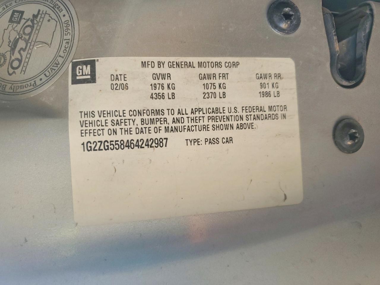 Pontiac G6 Se1