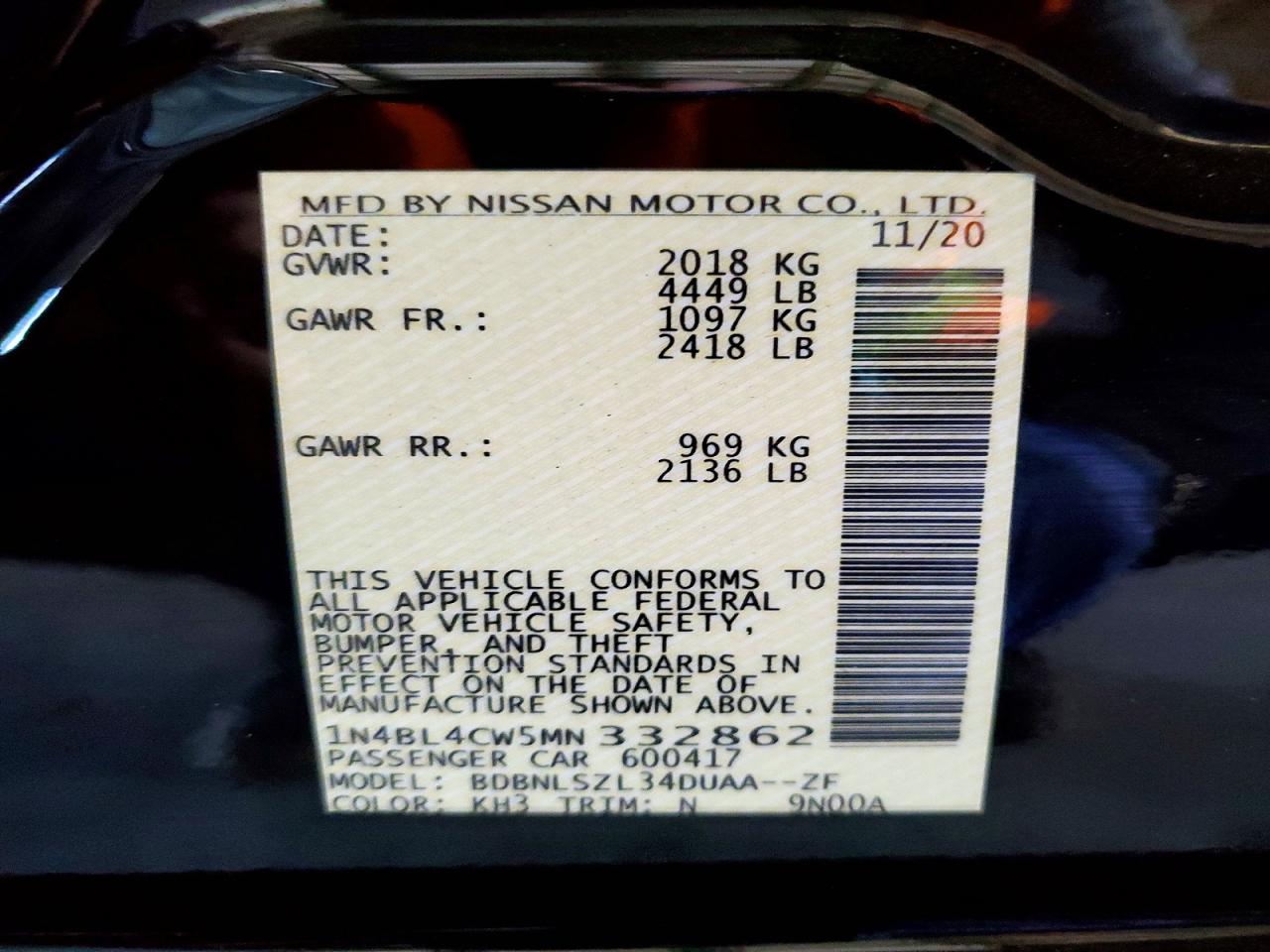 Nissan Altima Sr