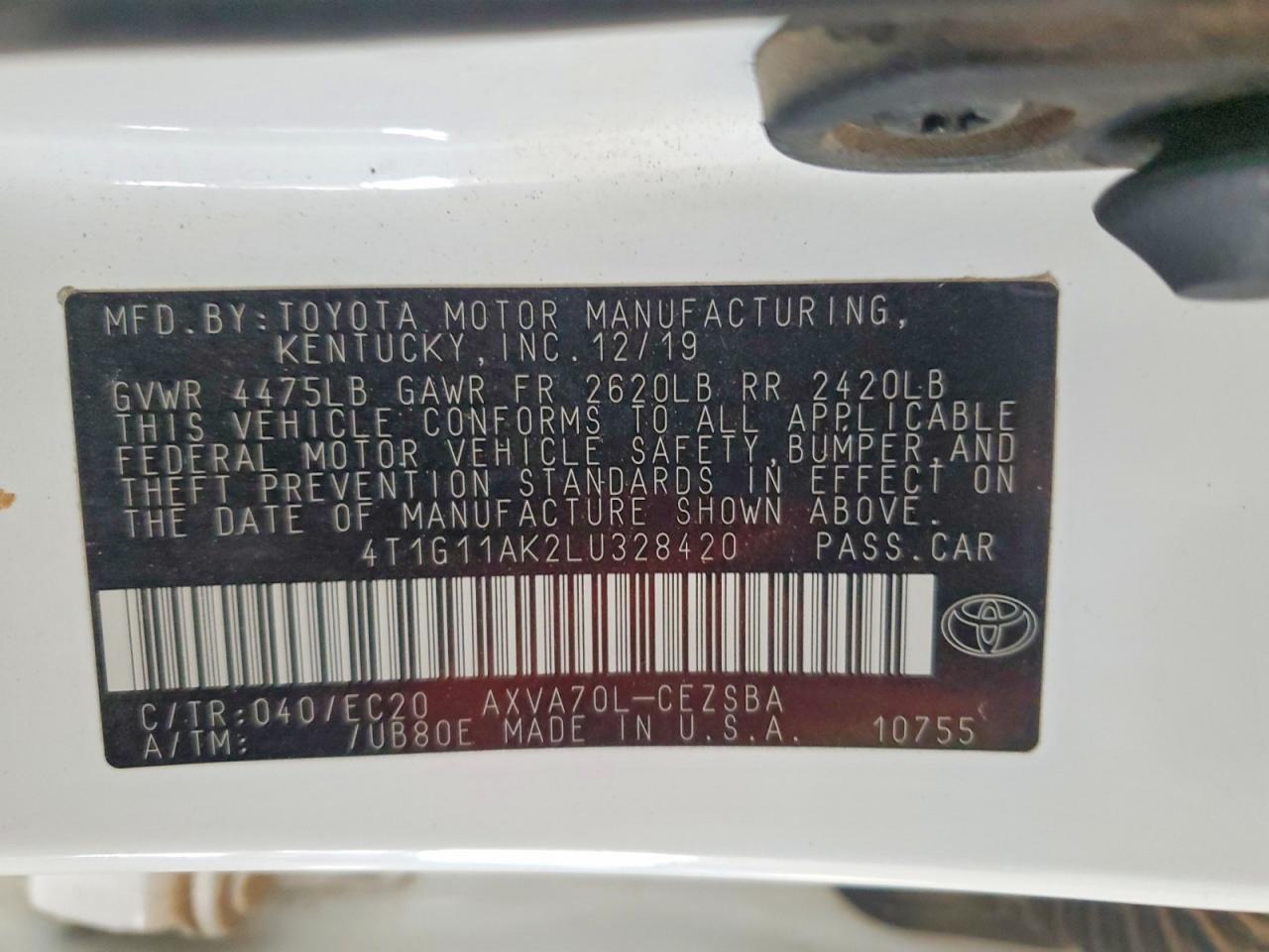 Toyota Camry Se