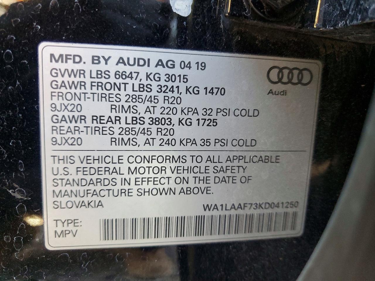 Audi Q7 Premium Plus