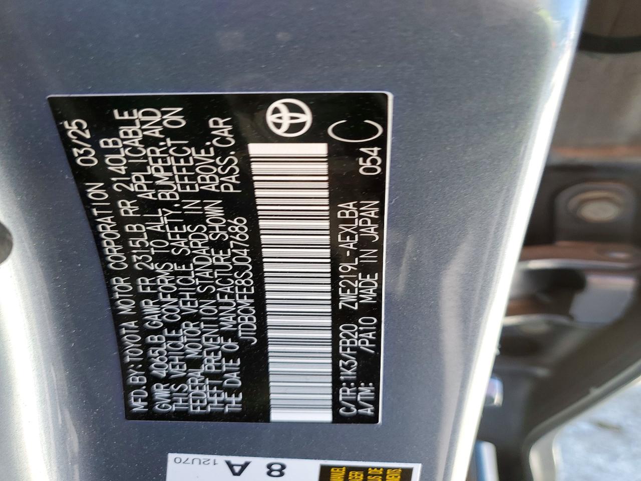 Toyota Corolla Le