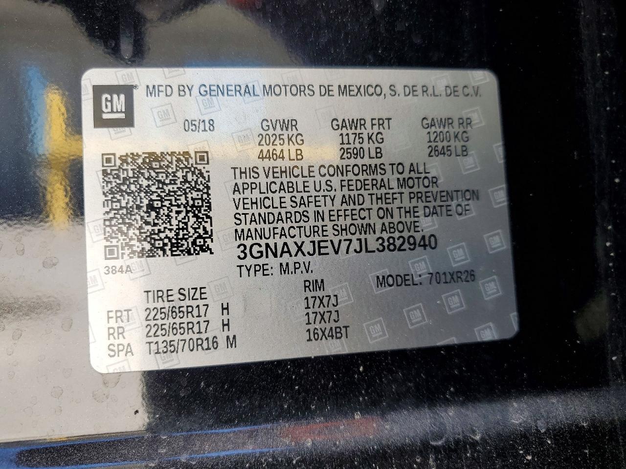 Chevrolet Equinox Lt