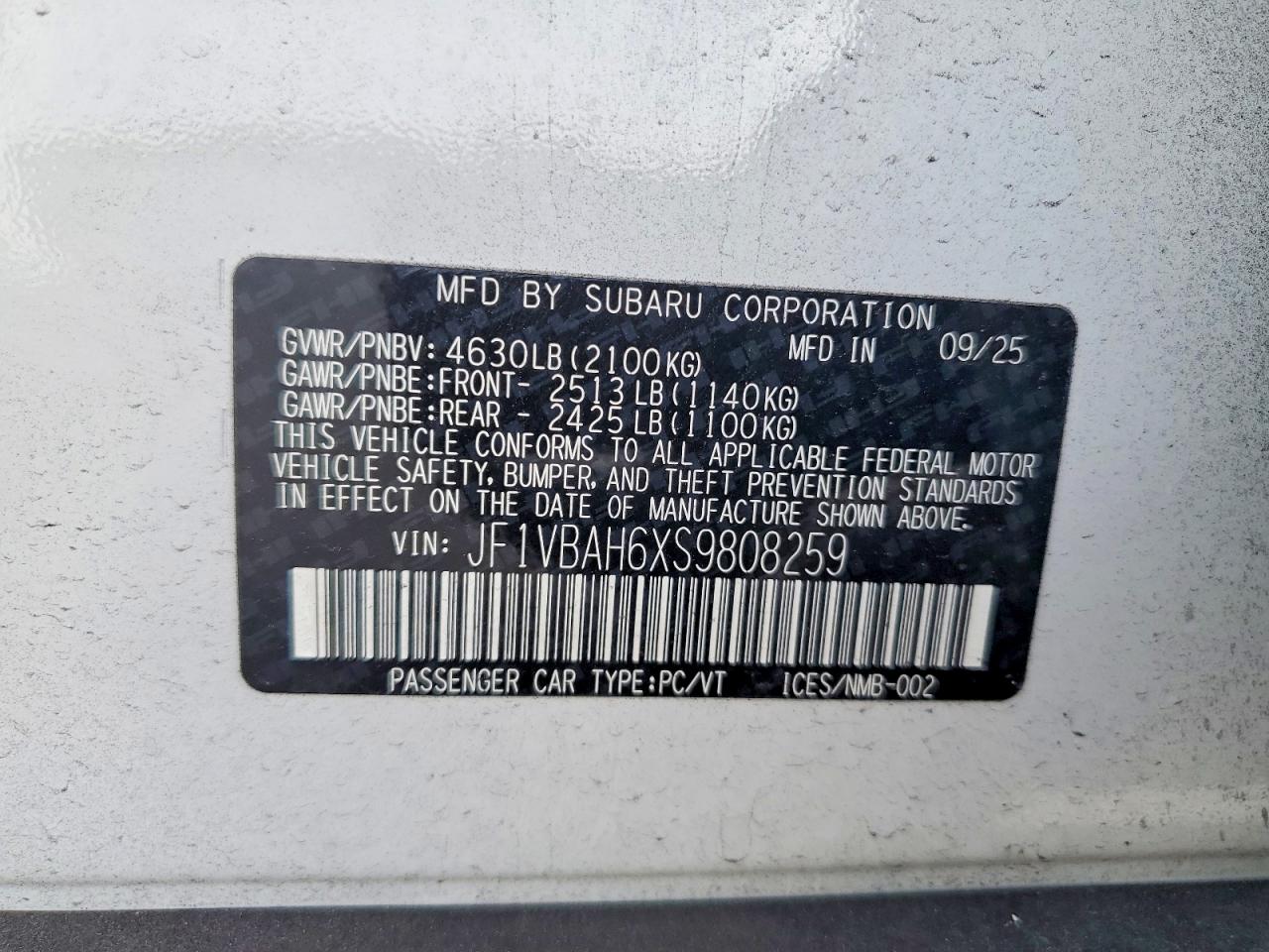 Subaru WRX Premium