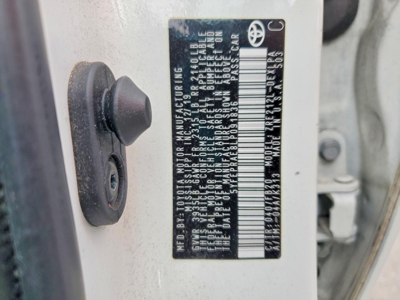 Toyota Corolla Le