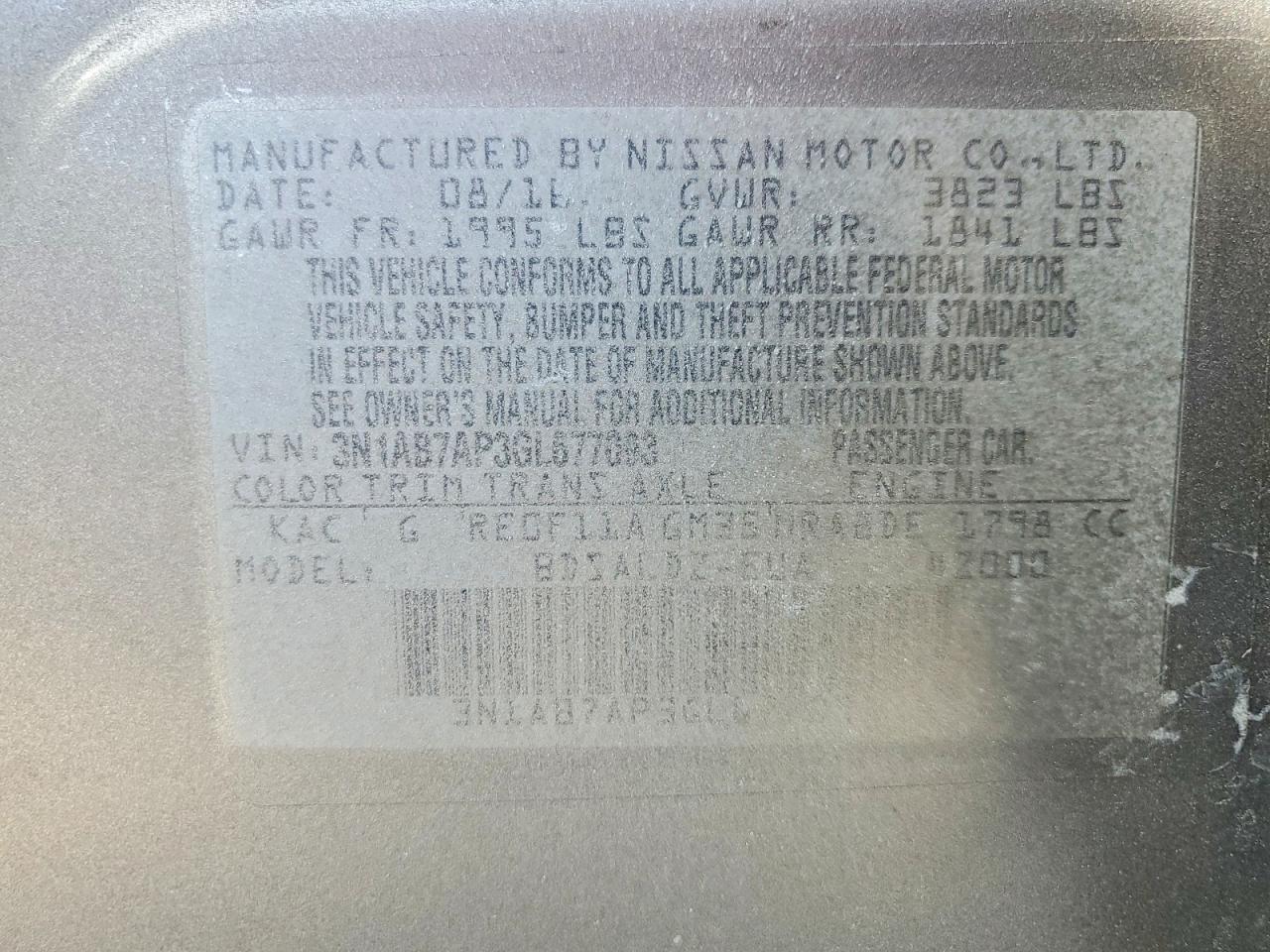 Nissan Sentra Sv