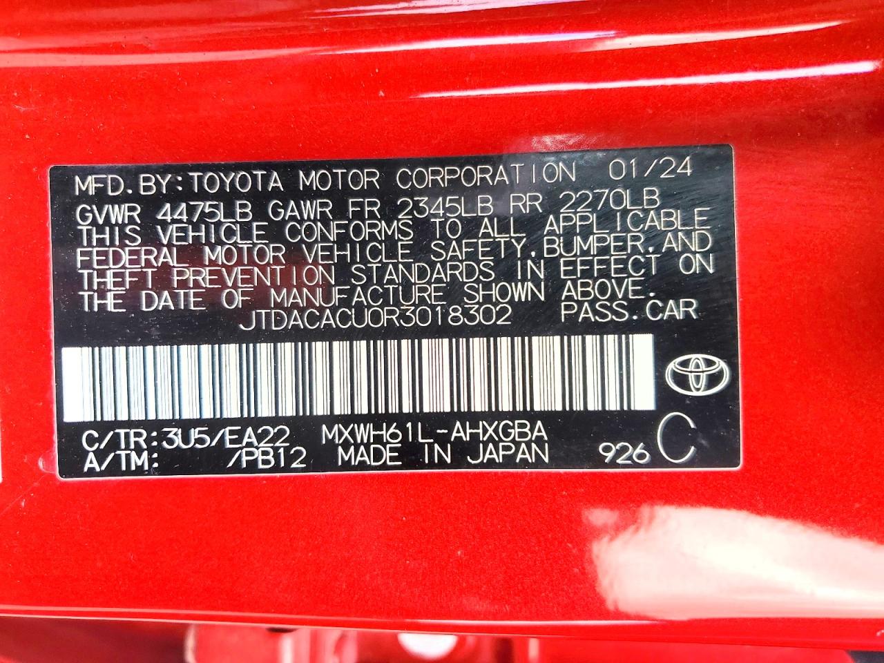 Toyota Prius Xse