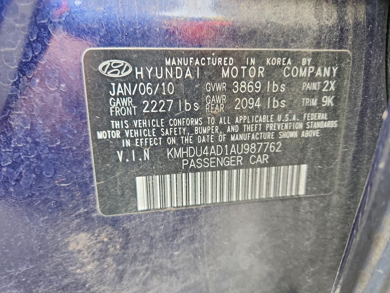 Hyundai ELANTRA Gls