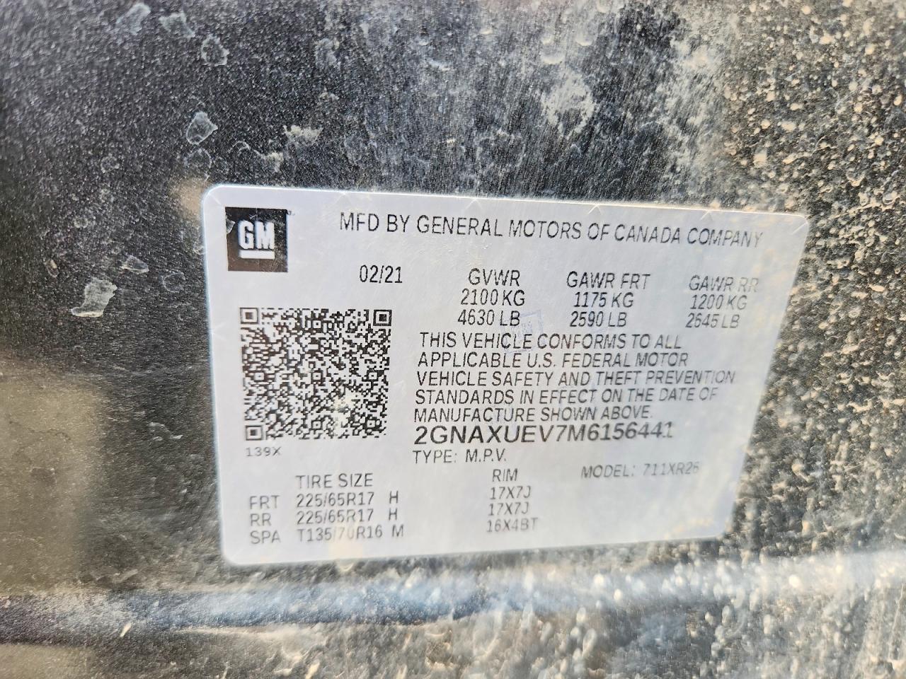 Chevrolet Equinox Lt