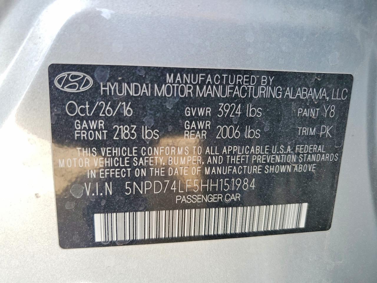 Hyundai ELANTRA Se