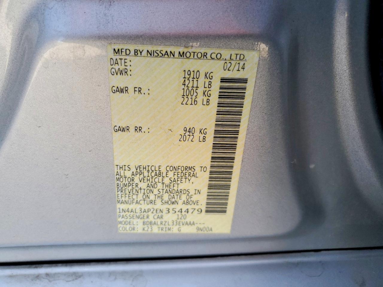 Nissan Altima 2.5 S