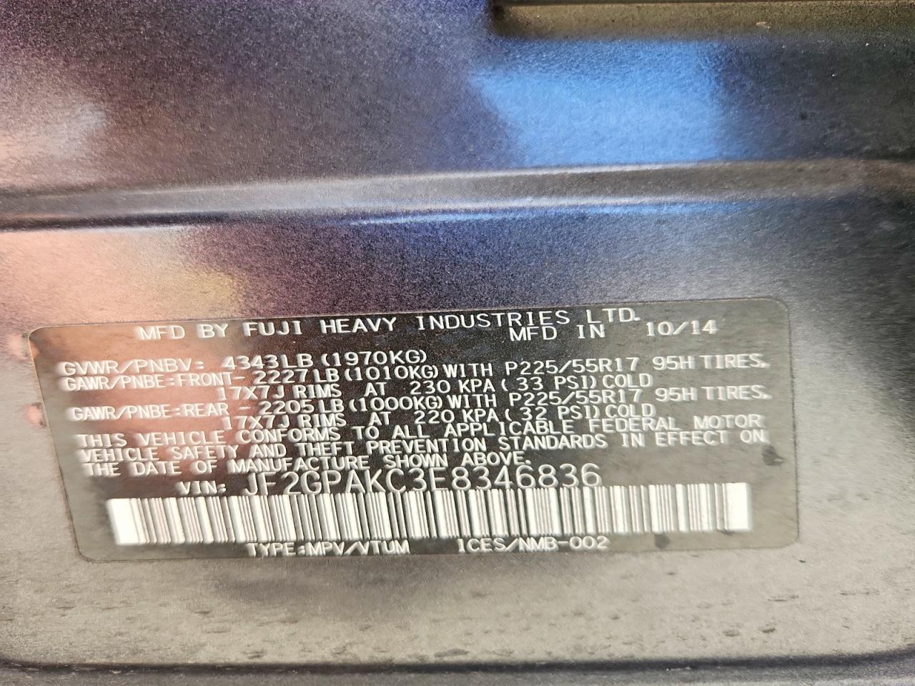 Subaru Xv 2.0 Limited