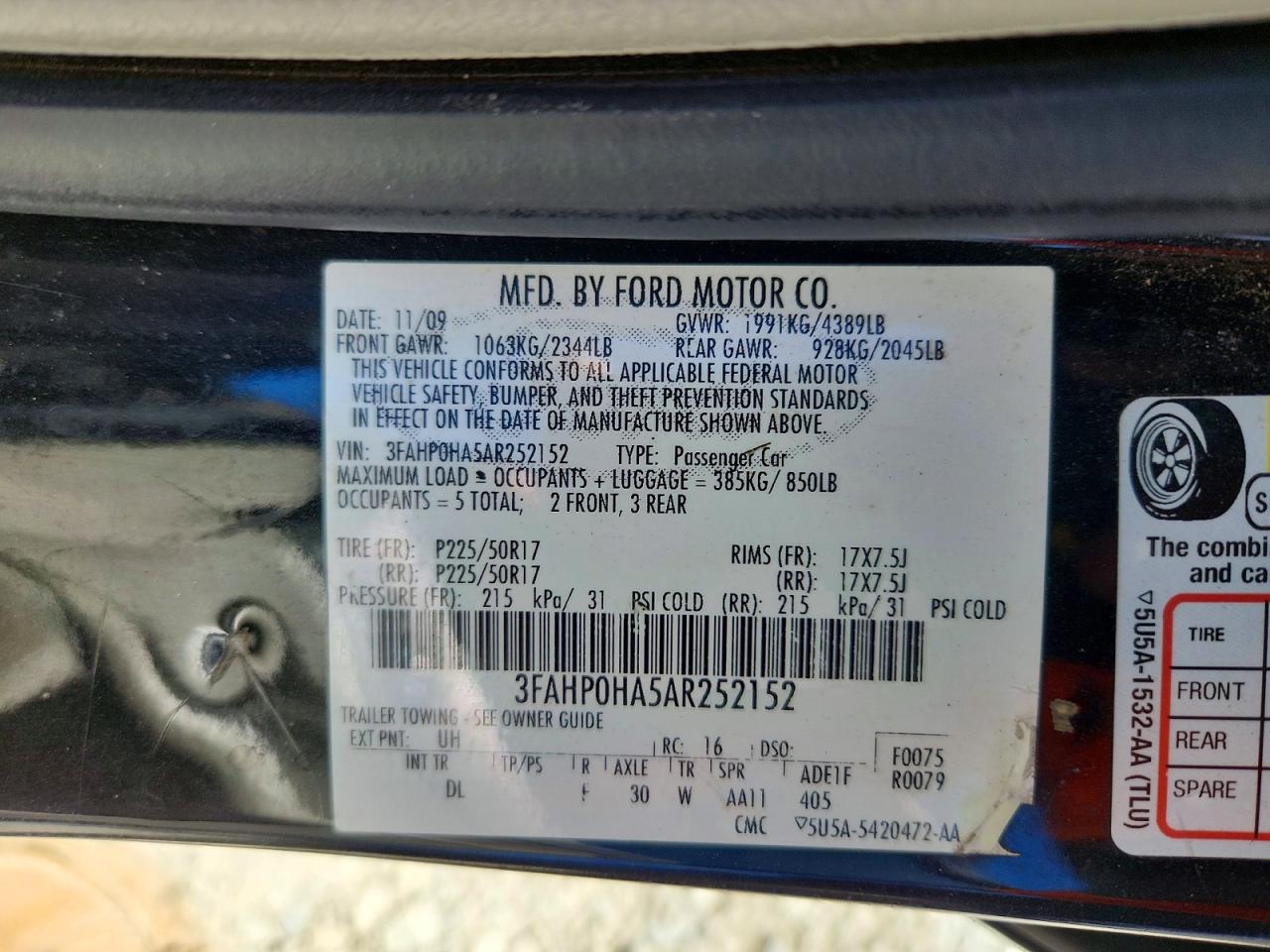 Ford Fusion Se