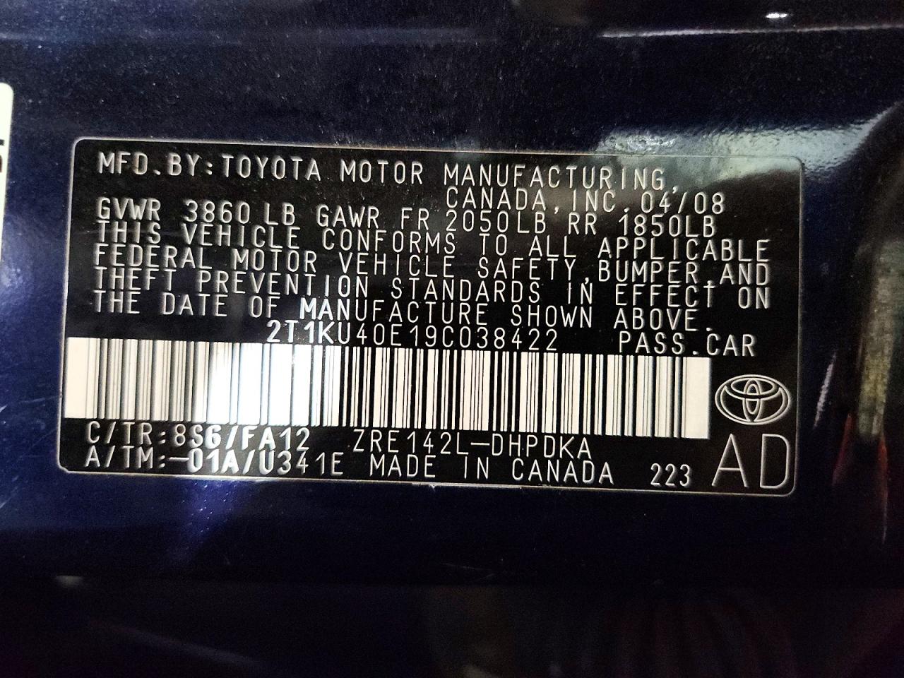 Toyota Matrix Base