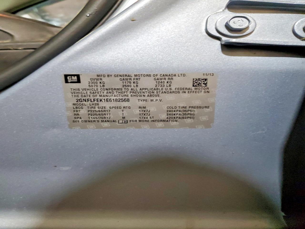 Chevrolet Equinox Lt