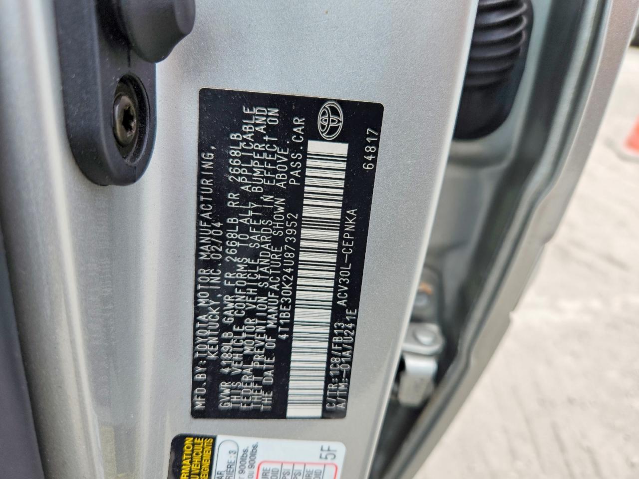 Toyota Camry Le