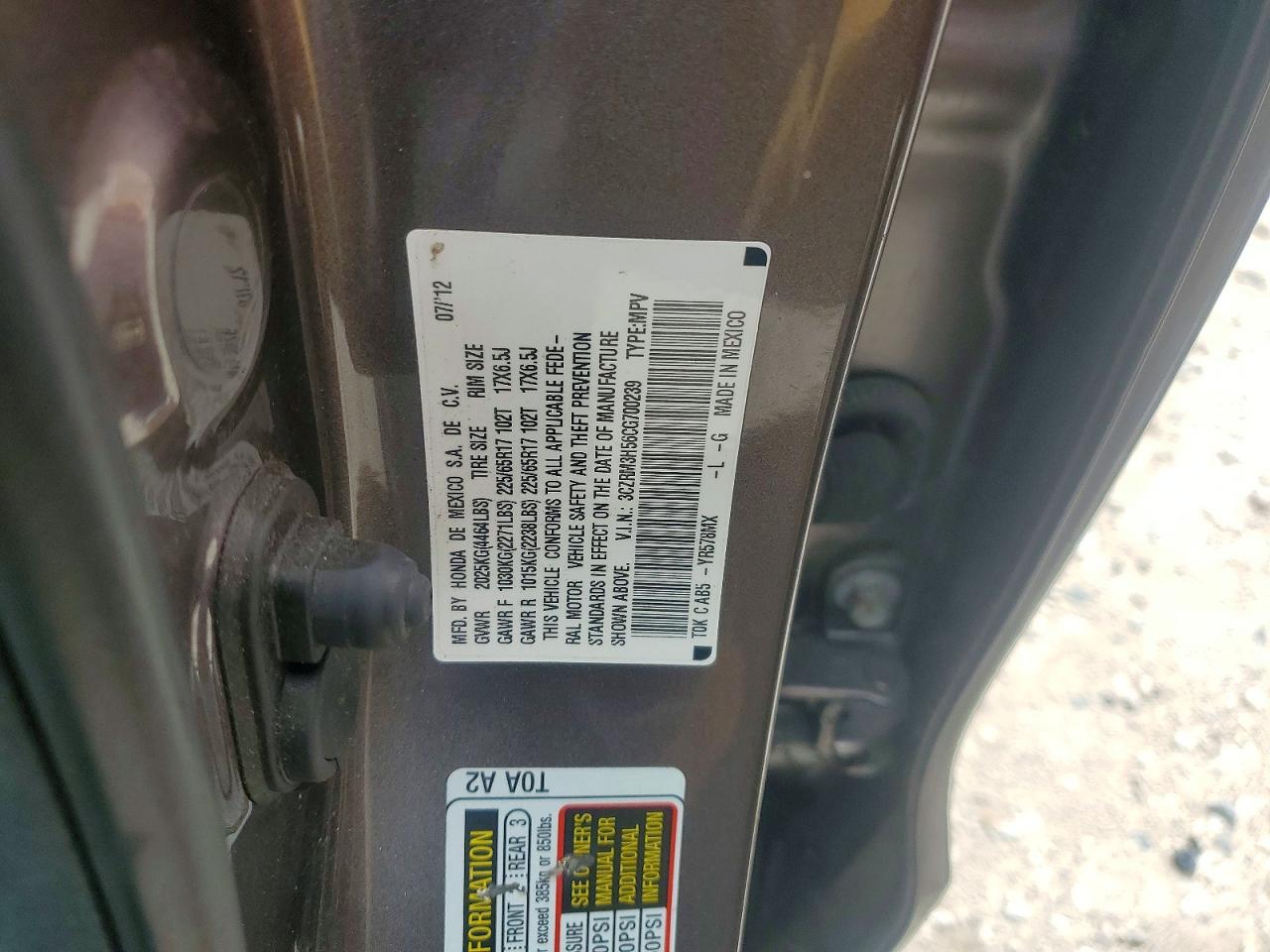 Honda Crv Ex