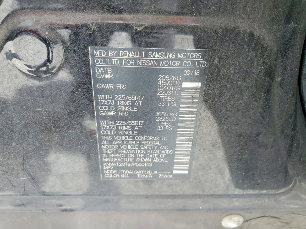 Nissan Rogue Sv