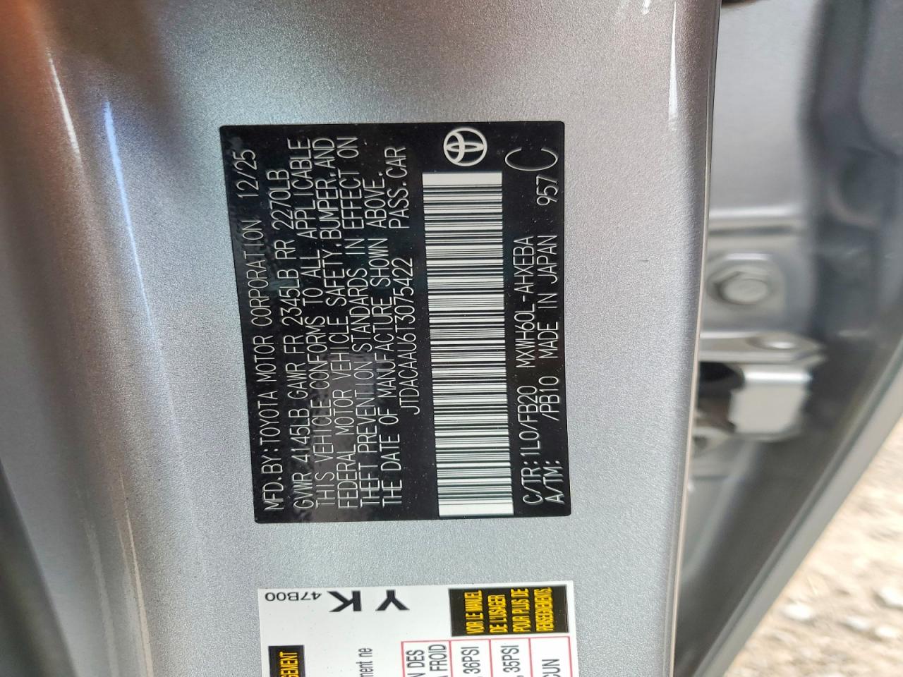 Toyota Prius Le