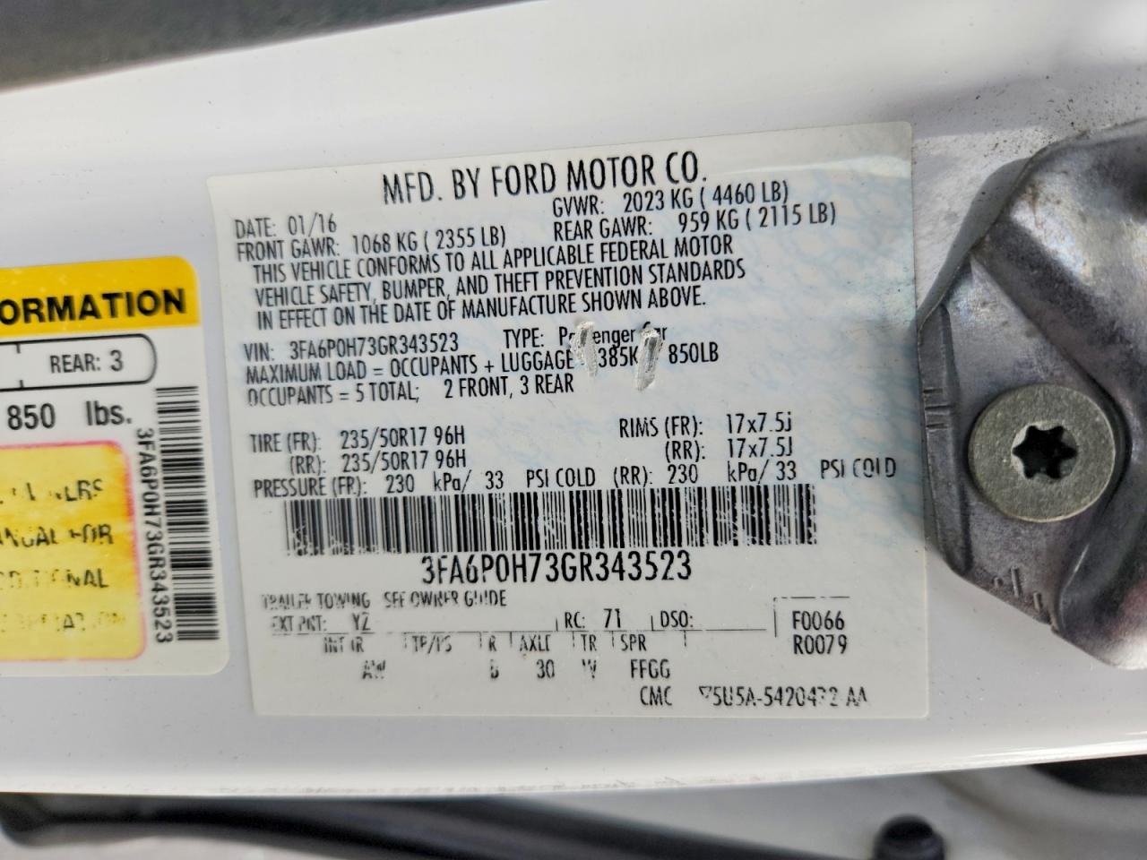 Ford Fusion Se