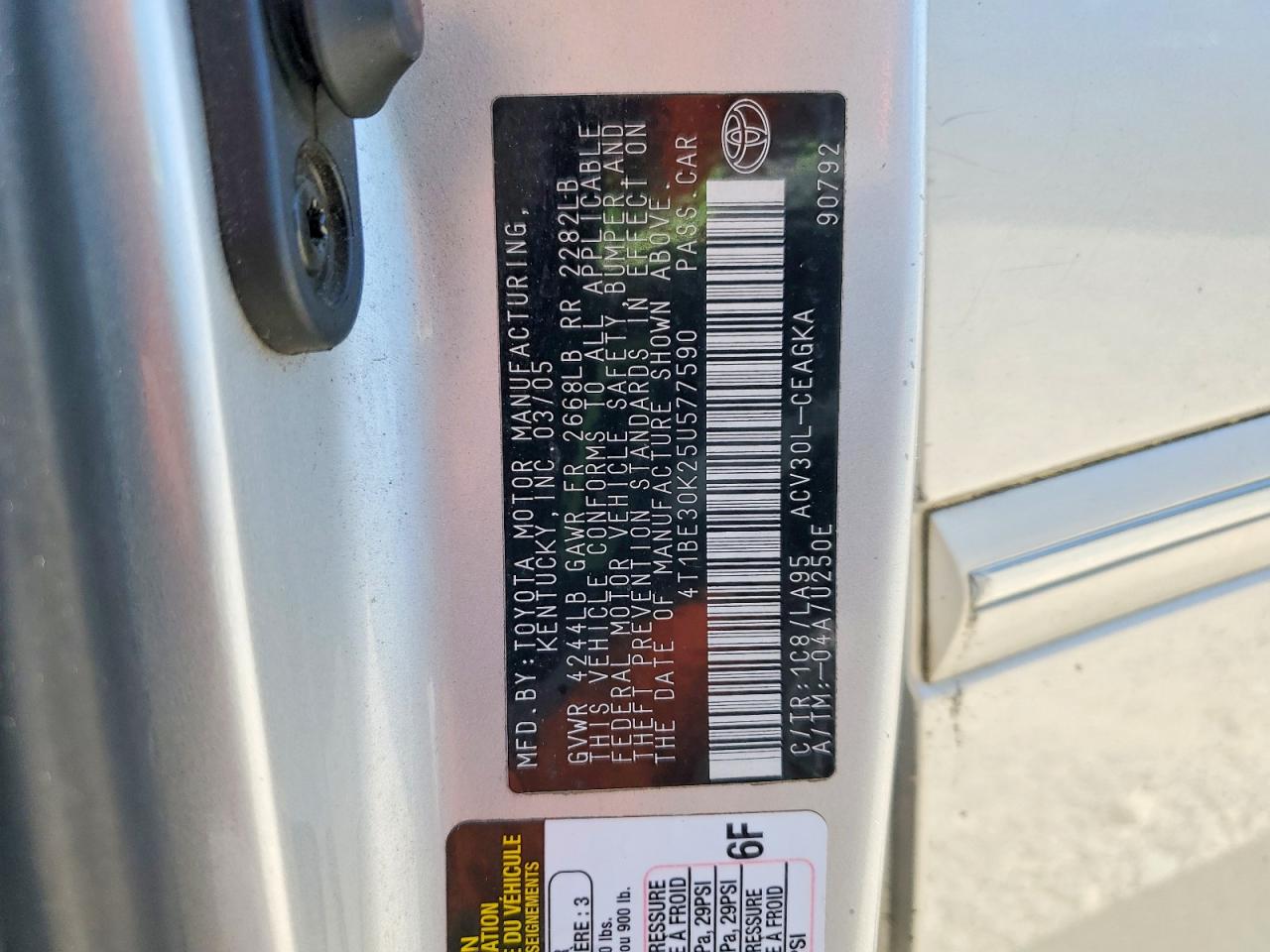 Toyota Camry Xle
