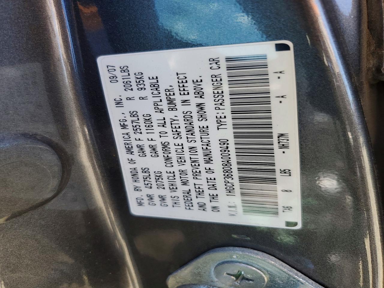 Honda Accord Exl