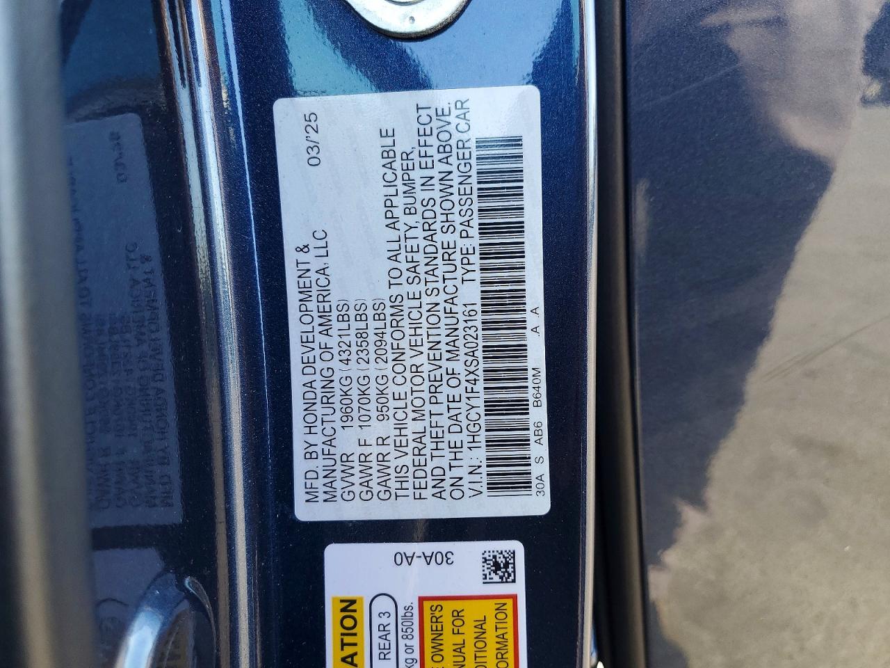Honda Accord Se