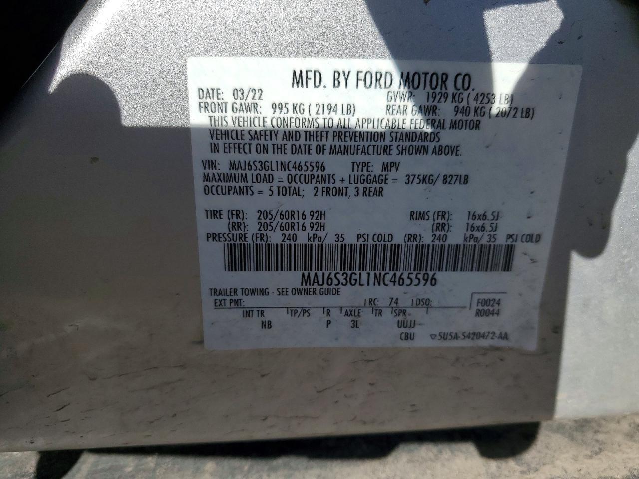 Ford EcoSport Se