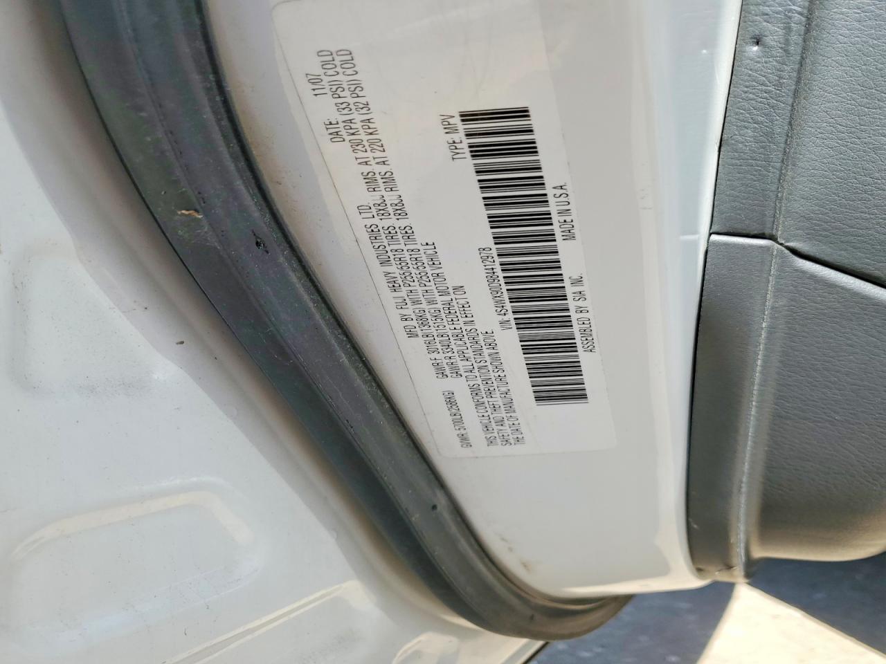 Subaru Tribeca Limited