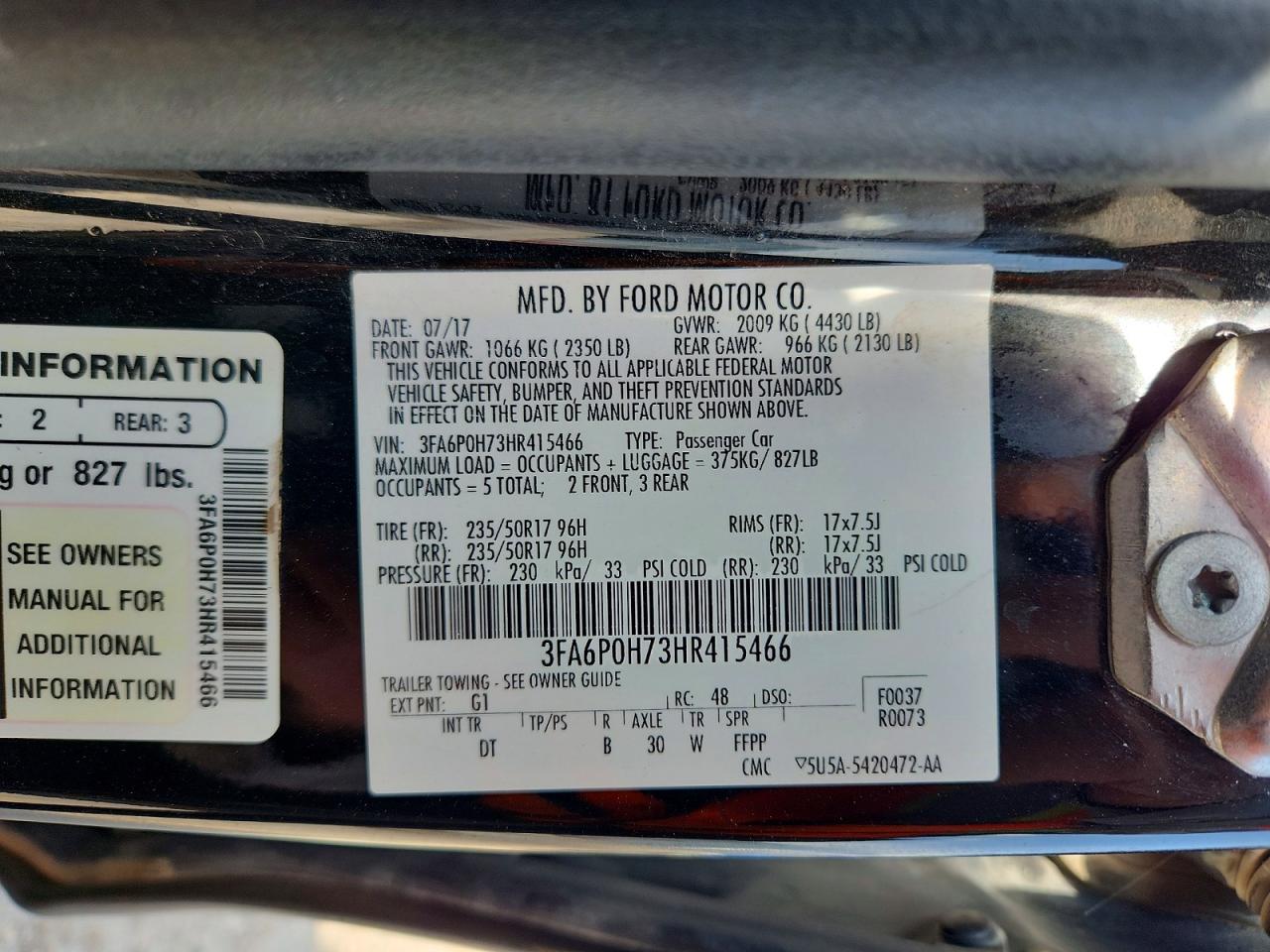 Ford Fusion Se