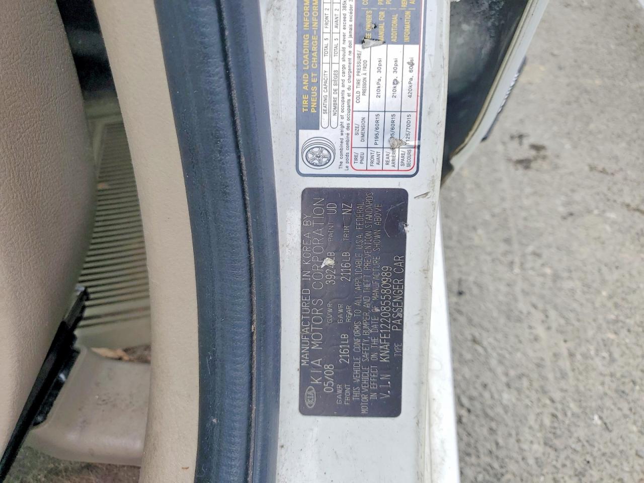 Kia Spectra Lx