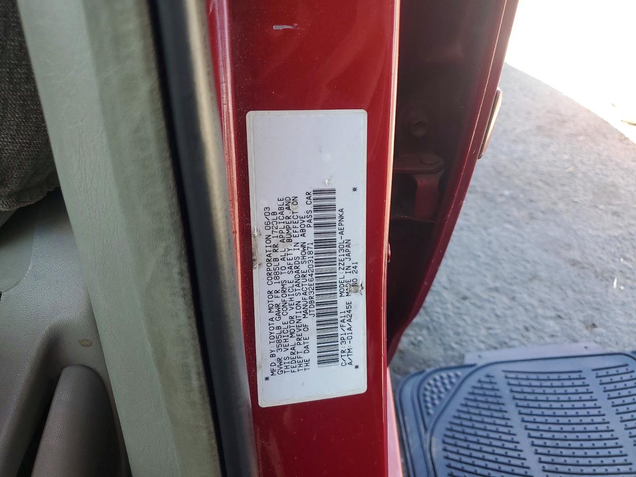 Toyota Corolla Le