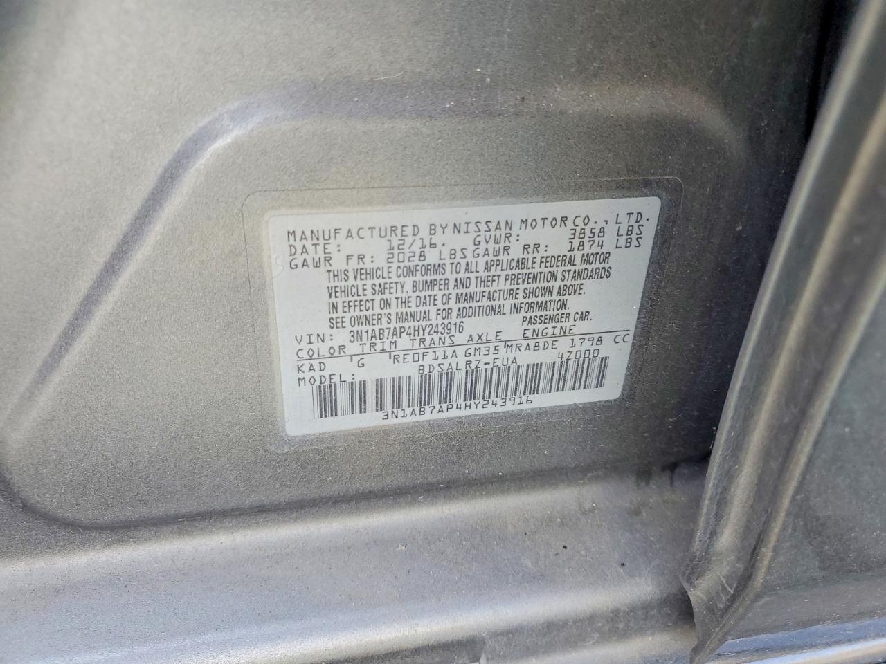 Nissan Sentra Sr