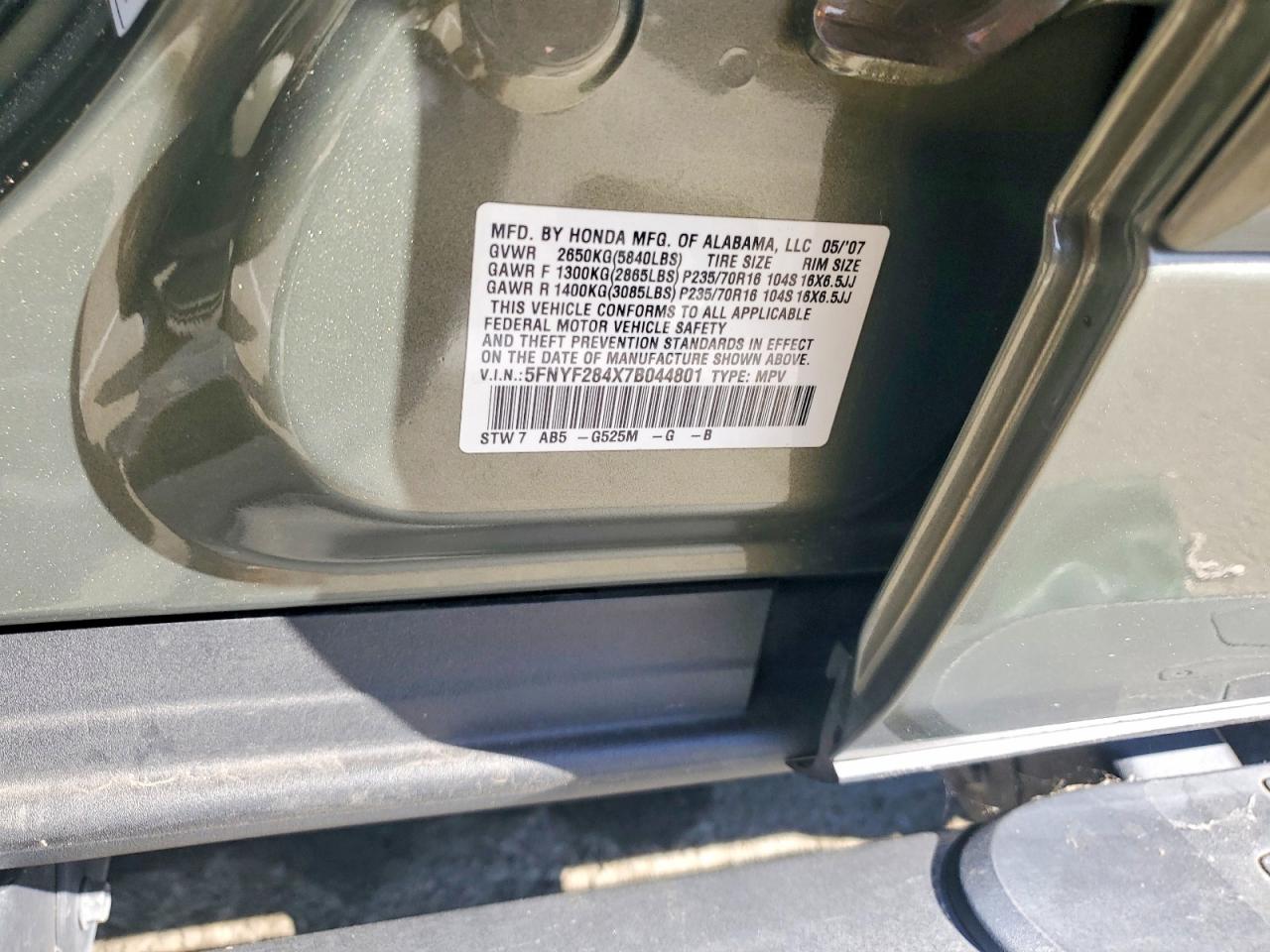 Honda Pilot Ex
