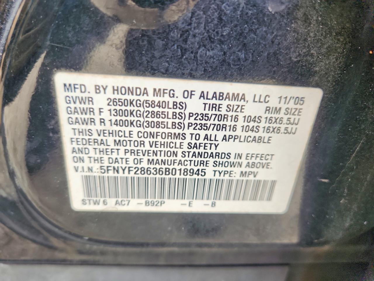 Honda Pilot Ex