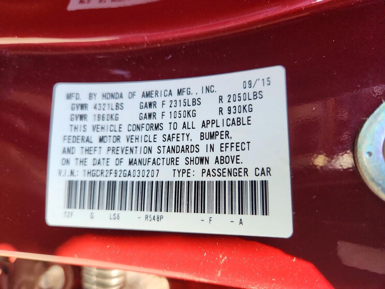 Honda Accord Exl