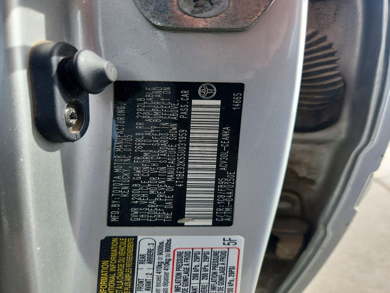 Toyota Camry Le