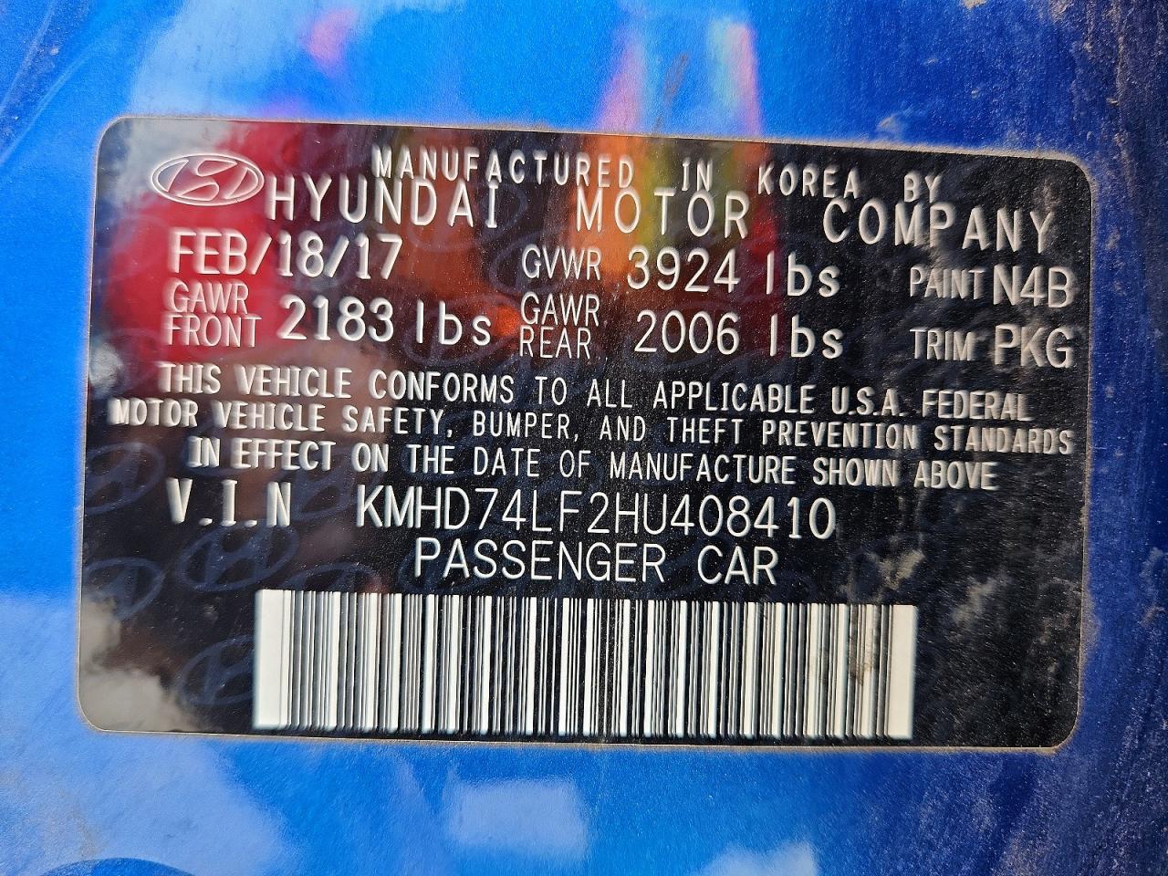 Hyundai ELANTRA Se