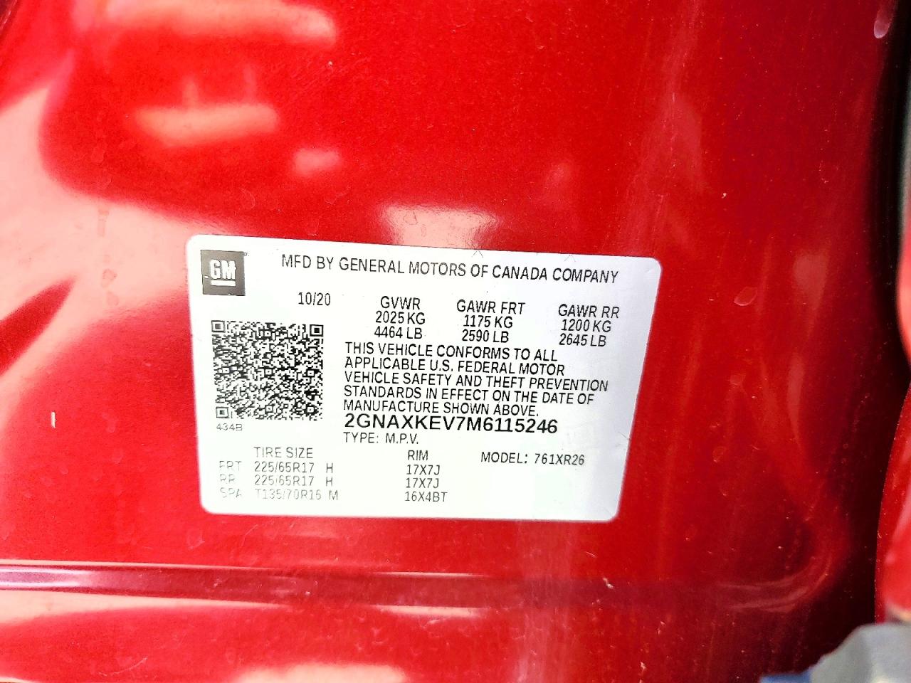 Chevrolet Equinox Lt