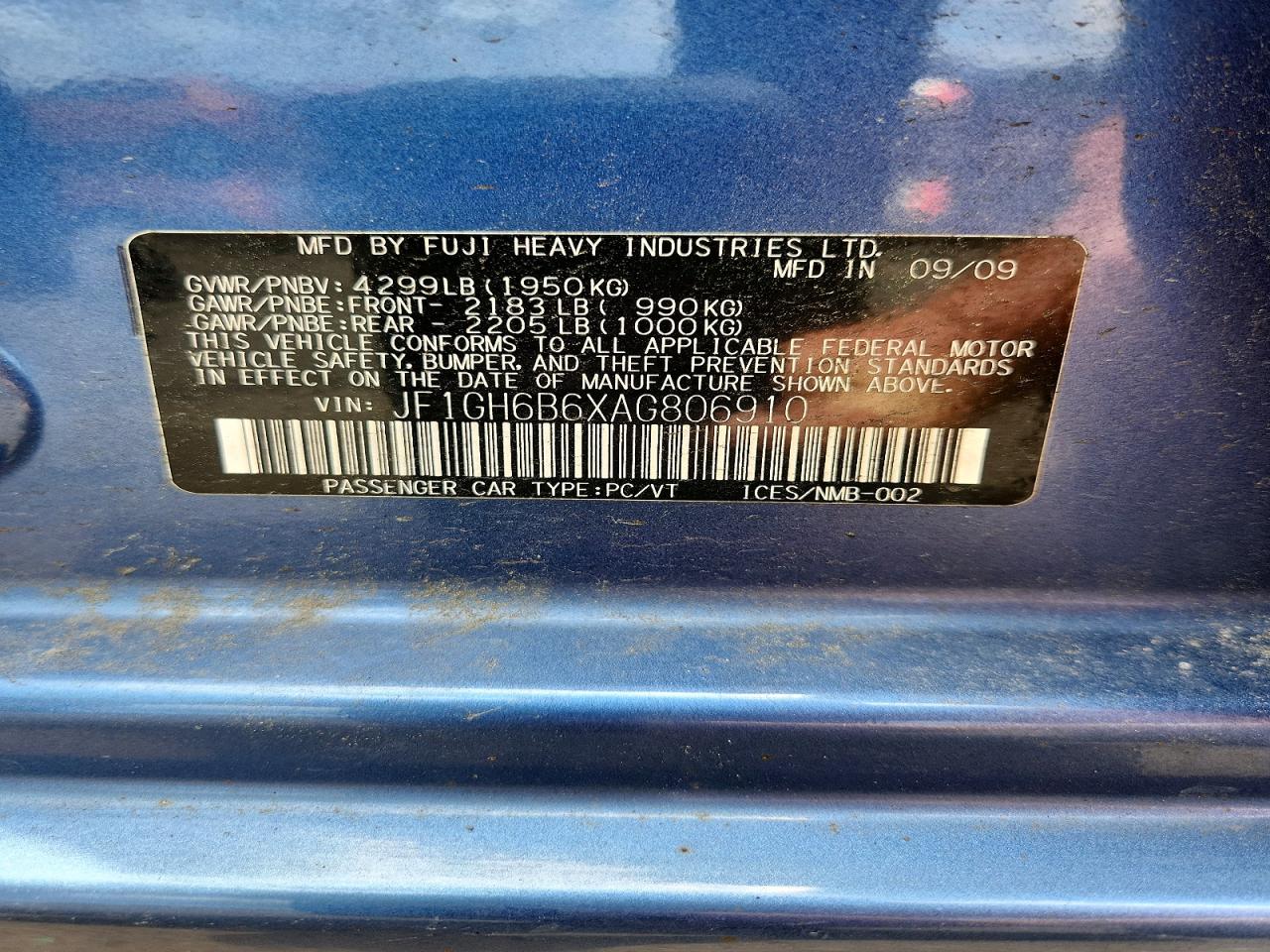 Subaru Impreza 2.5i Premium