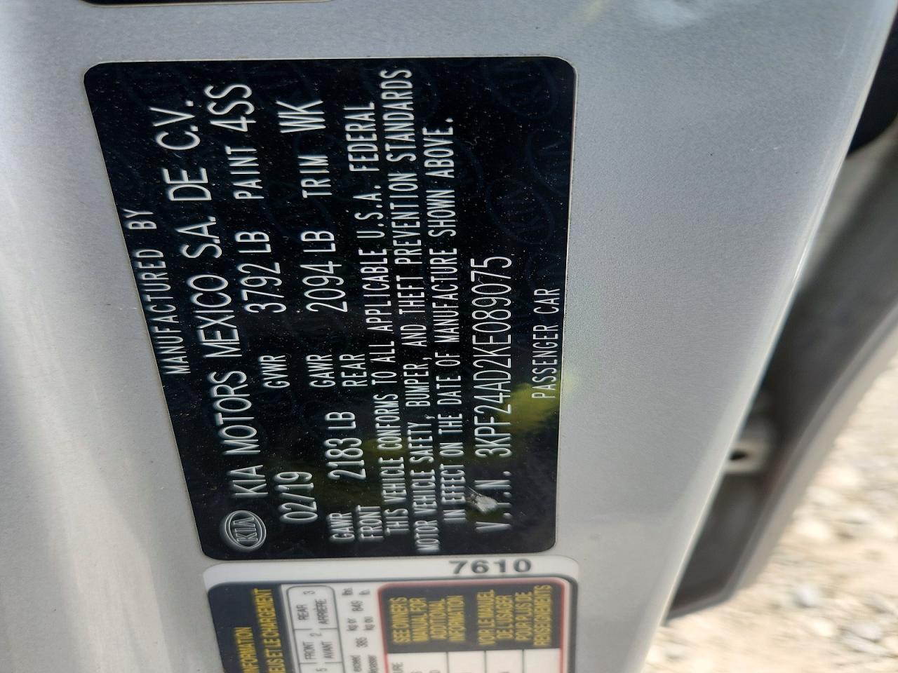 Kia Forte Lxs